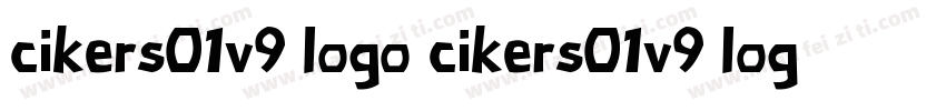 cikers01v9 logo cikers01v9 logo字体转换